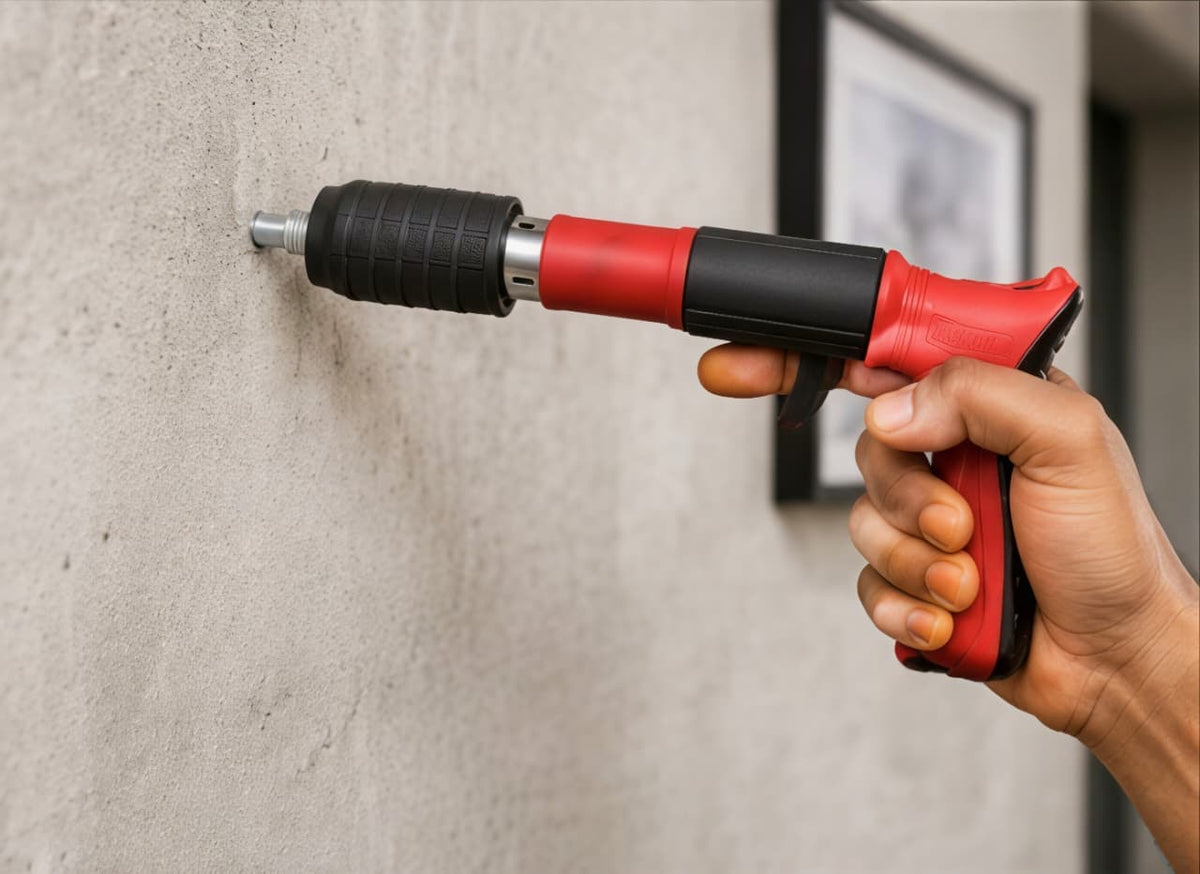 Power Nail Gun – Heavy-Duty Pneumatic & Manual Steel Nail Driver