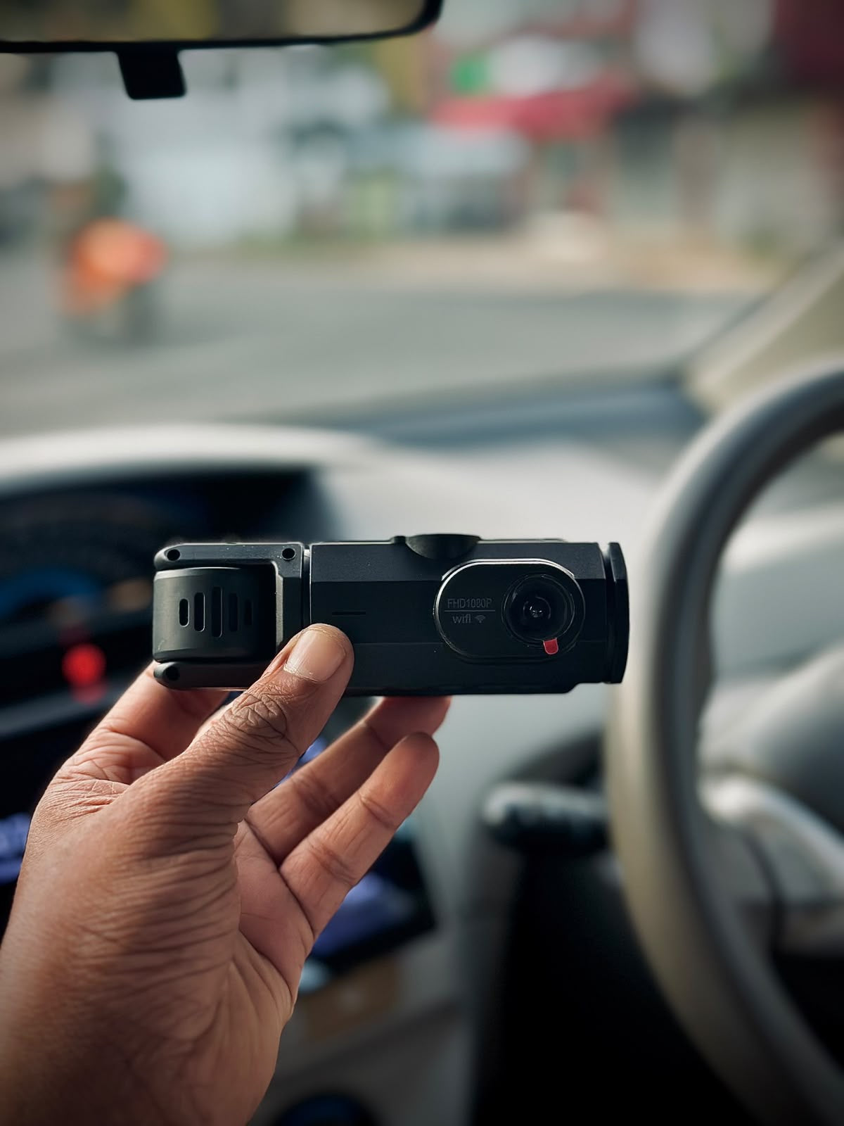 Full HD 1080P 3-Camera Car Dash Cam | Front + Rear + Interior | Night Vision | 170° Wide Angle | Loop Recording | G-Sensor